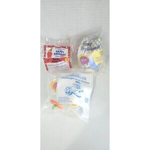 1989-94 McDonald’s Happy Meal Toys Hamburglar Plane, Birthday Box, Fry Friends